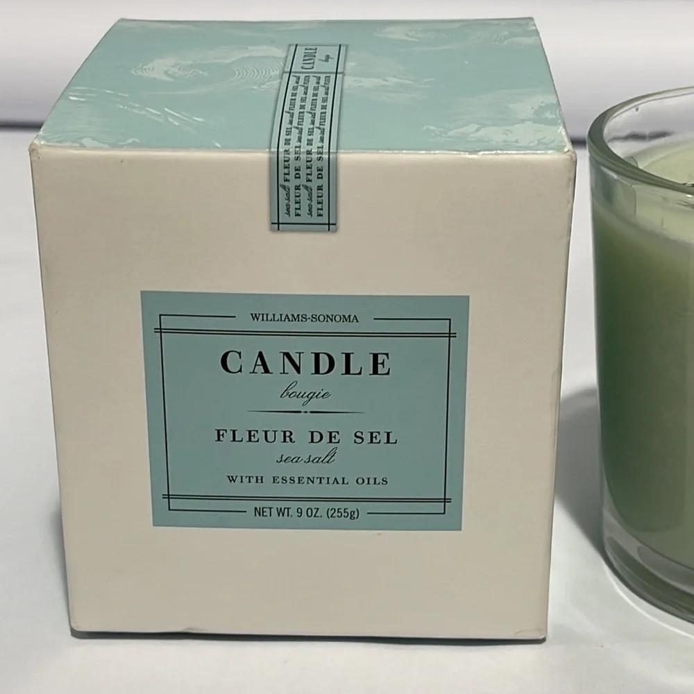 Williams Sonoma Essential Oils FLEUR DE SEL Candle